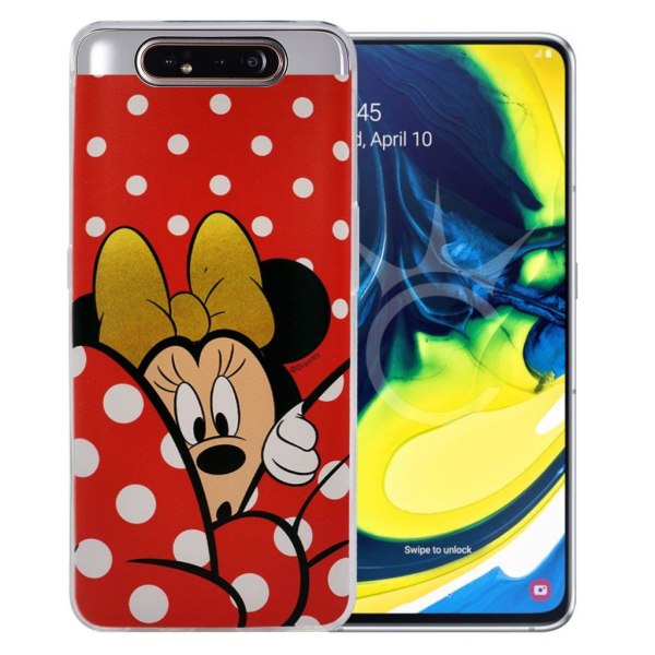 Generic Minnie Mouse #15 Disney Cover For Samsung Galaxy A80 - Red