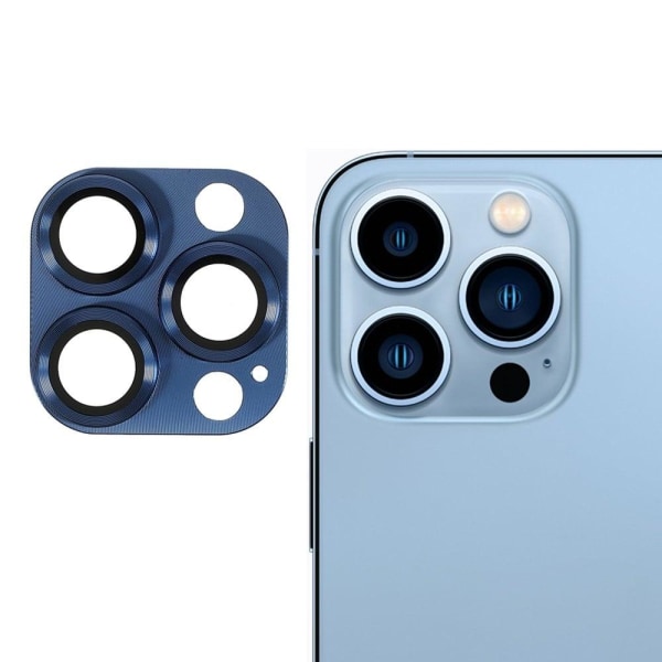 Generic Rurihai Iphone 13 Pro Max Metal Frame Tempered Glass Camera Lens Blue