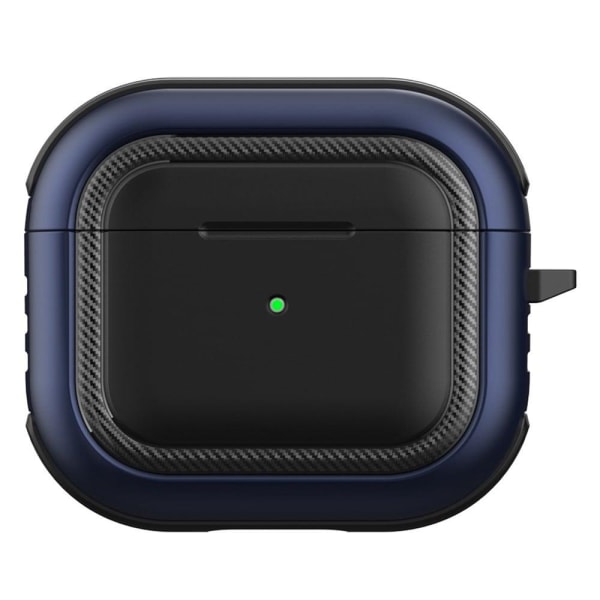 Generic Airpods 3 Charging Case With Buckle - Black / Blue