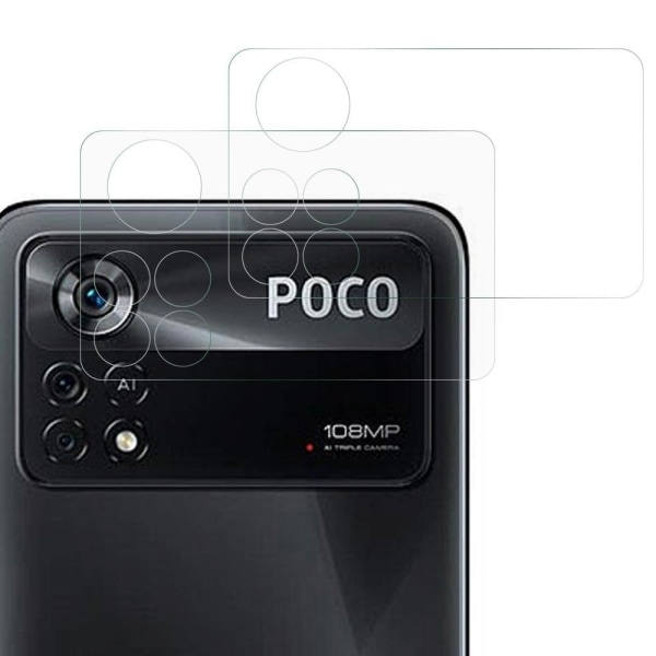 Generic 2pcs Xiaomi Poco X4 Pro 5g Hd Tempered Glass Camera Lens Protect Transparent