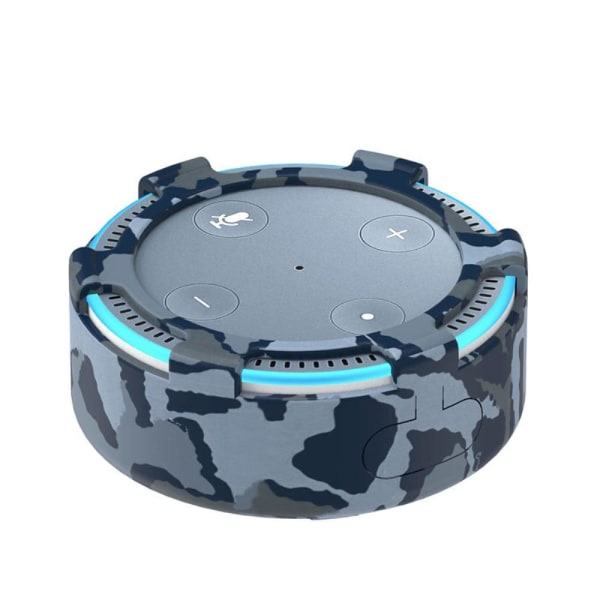 Generic Amazon Echo Dot 2 Silicone Cover - Midnight Blue / Camouflage