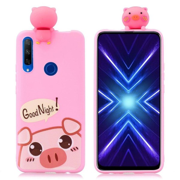 Generic Cute 3d Honor 9x / Pro Cover – Svin Pink