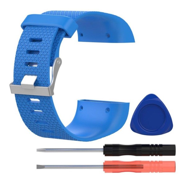 Generic Fitbit Surge Silikone Rem Str L - Babyblå Blue