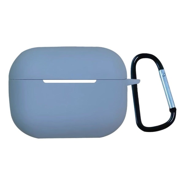 Generic 1.3mm Airpods Pro 2 Silicone Case With Buckle - Azure Blue