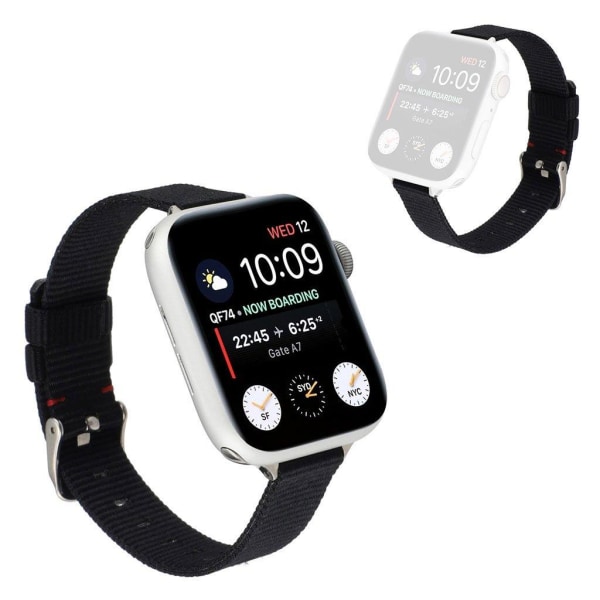 Generic Apple Watch Series 6 / 5 40mm Nylon Band - Black