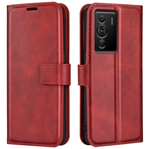 Generic Wallet-style Leather Case For Zte Nubia Z40 Pro - Red
