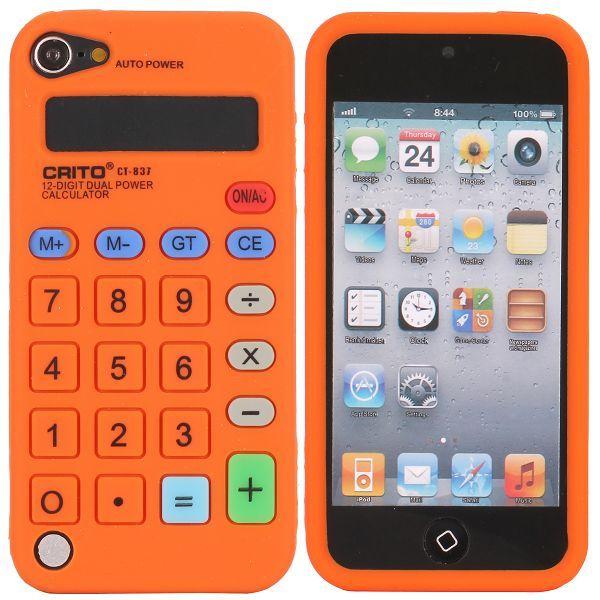 Apple Calculator (orange) Ipod Touch 5 Silikonskal