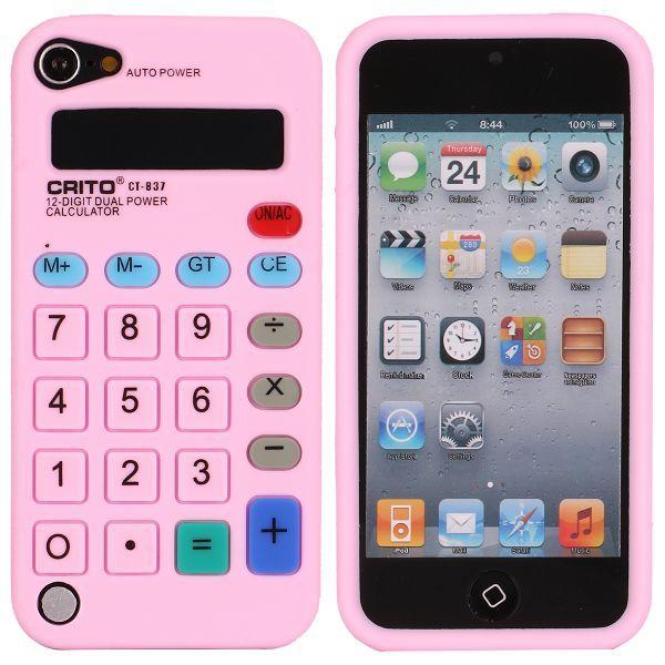 Apple Calculator (rosa) Ipod Touch 5 Silikonskal
