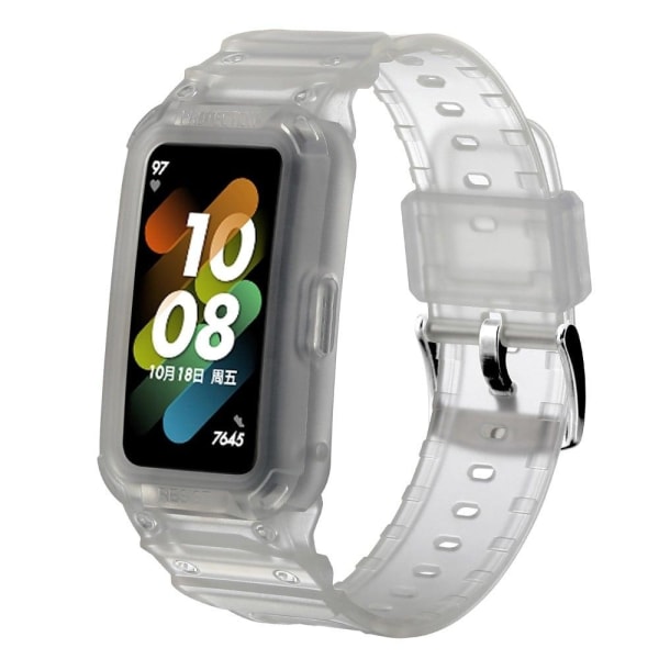 Generic Huawei Band 7 / Honor 6 Protective Cover With Watch Strap - Transparent
