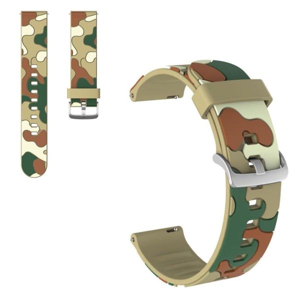 Generic Huawei Watch Gt / 2e 2 46mm Camouflage Silikone Urrem - Multicolor