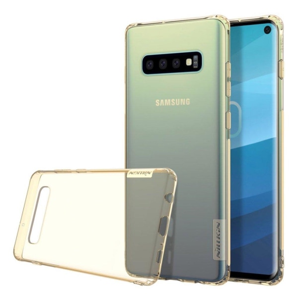 Generic Nillkin Nature Samsung Galaxy S10 Beskyttende Etui - Guld Gold