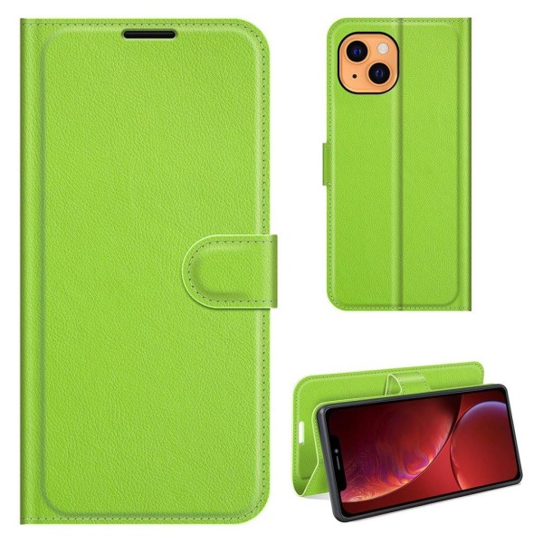 Generic Classic Iphone 13 Flip Case - Green