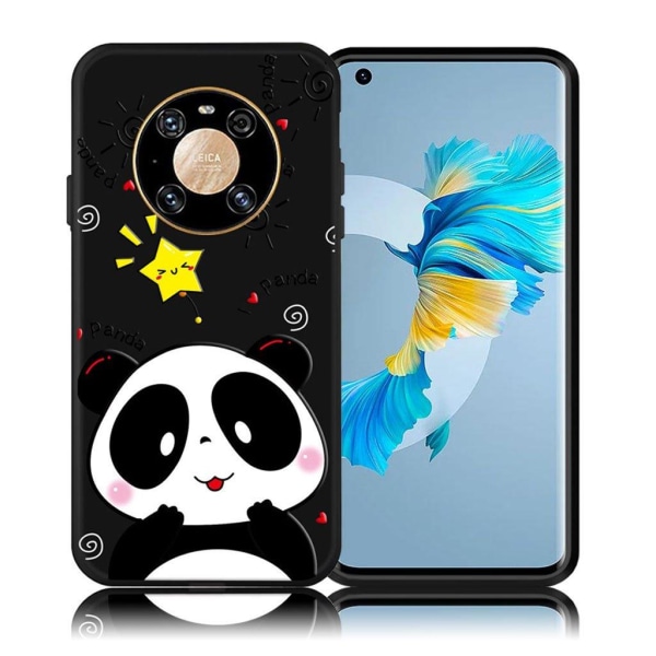 Generic Imagine Huawei Mate 40 Etui - Panda Black