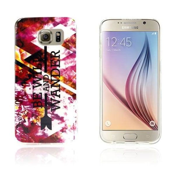 Generic Westergaard Samsung Galaxy S6 Edge Cover - Be Wild And Wander Multicolor
