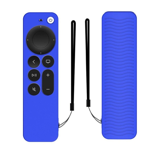 Generic Apple Tv 4k (2021) Y31 Silicone Remote Controller Cover - Blue
