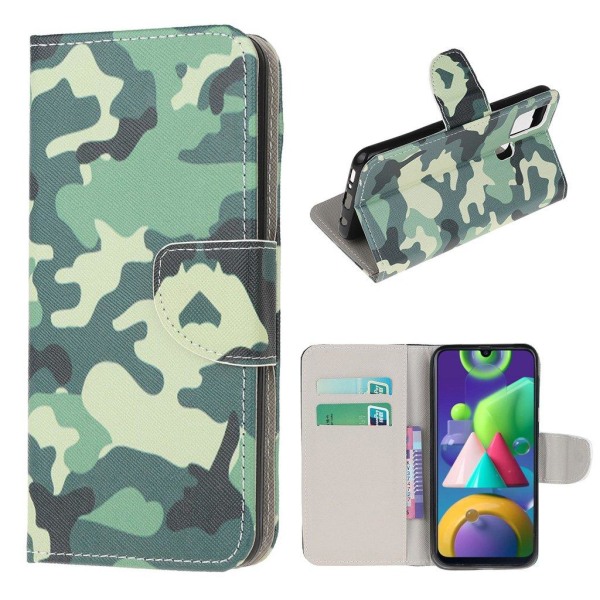 Generic Wonderland Samsung Galaxy M21 Etui - Camouflagemønster Multicolor
