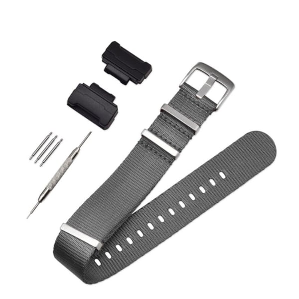 Generic Casio G-shock G-8900 / Ga-110 Dw-5600 Simple Nylon Watch Strap Silver Grey