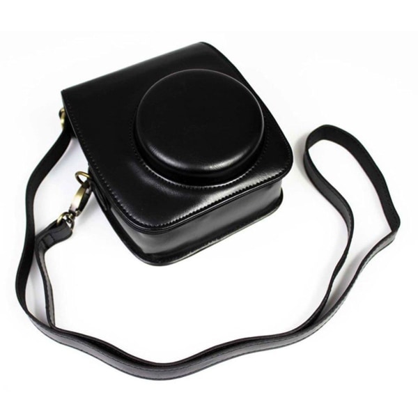 Generic Fujifilm Instax Mini 11 Holdbar Læder Etui - Sort Black