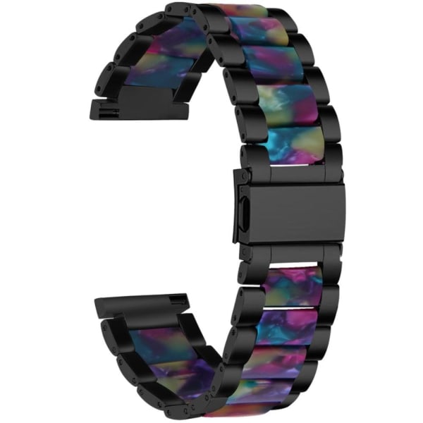 Generic Pebble 2 / Se Time Round Large Stylish Resin Watch Strap - B Multicolor