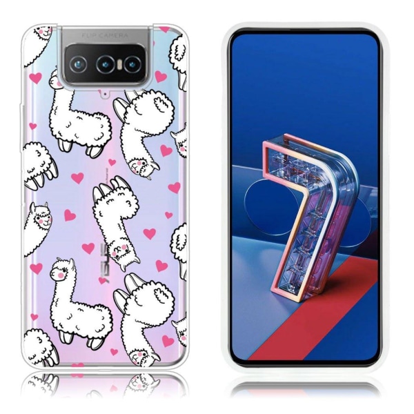 Generic Deco Asus Zenfone 7 Pro Case - Alpaca White