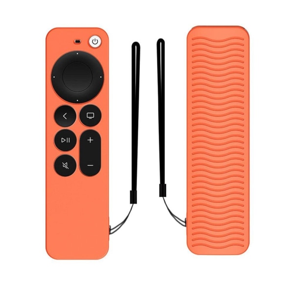 Generic Apple Tv 4k (2021) Y31 Silicone Remote Controller Cover - Orange