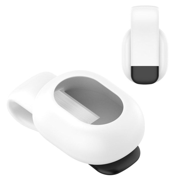 Generic Garmin Running Dynamics Pod Silicone Cover With Steel Clip - Whi White