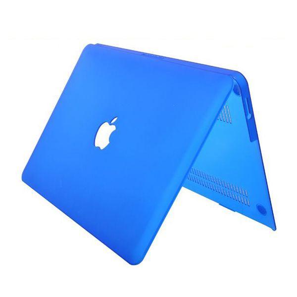 Generic Hard Shell Transparent (blå) Macbook Air 13.3" Cover Blue