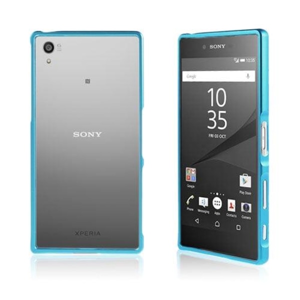 Generic Remes Bumper Af Alluminium Til Sony Xperia Z5 Premium - Lyseblå Blue