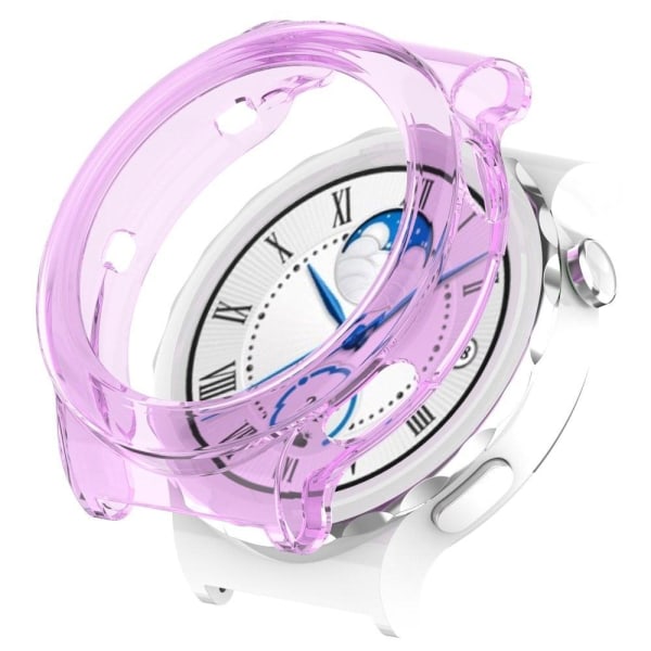Generic Huawei Watch Gt 3 Pro 43mm Hollow Out Cover - Transparent Purple