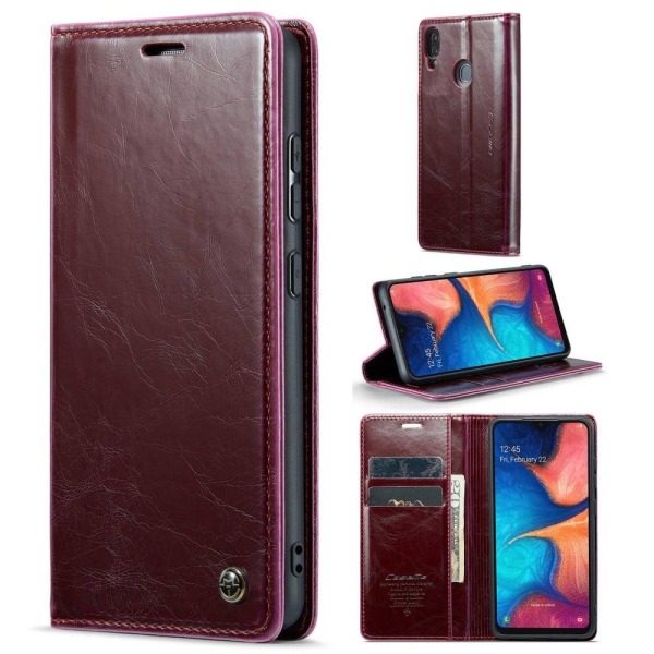 Generic Caseme Samsung Galaxy M10s / A20 A30 Smooth Etui - Rød Red