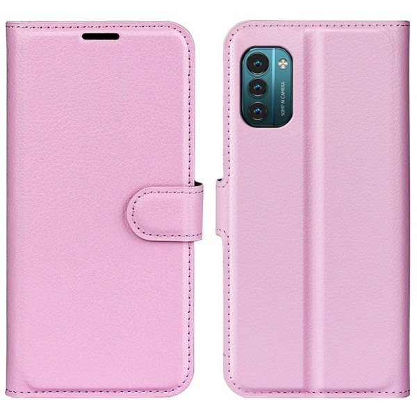 Generic Classic Nokia G11 Flip Case - Pink