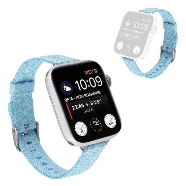 Generic Apple Watch Series 6 / 5 40mm Nylon Band - Baby Blue