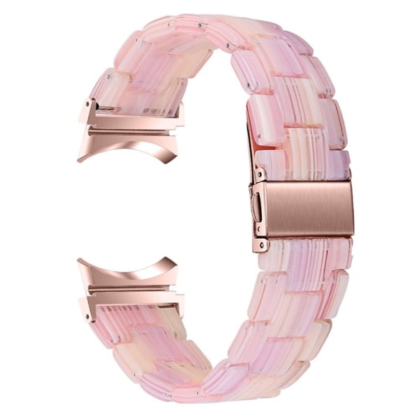 Generic Cool Resin Style Watch Strap For Samsung Galaxy 4 - Silk P Pink