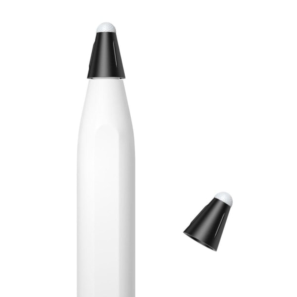 Generic Apple Pencil 2 / 1 Silicoe Stylus Pen Tip Cover - Black