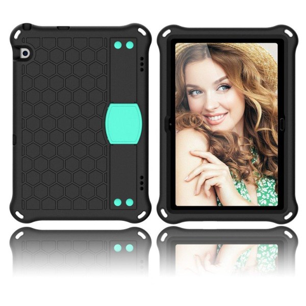 Generic Huawei Mediapad T5 Honeycomb Skin Case - Black / Cyan