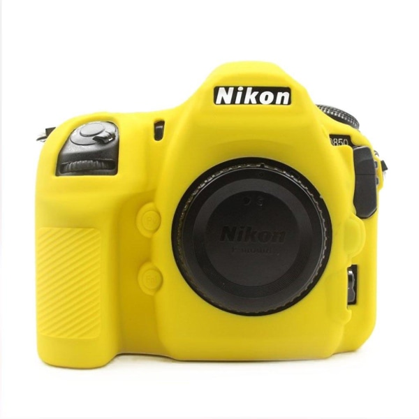 Generic Nikon D850 Kamera Beskyttelsesetui I Silikone - Gul Yellow