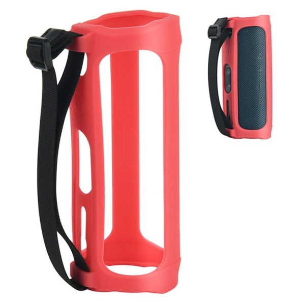 Generic Jbl Flip 5 Silicone Speaker Cover - Red