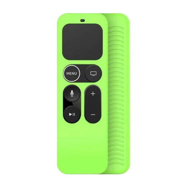 Generic Apple Tv 4k Y10 Silicone Remote Controller Cover - Luminous Gree Green