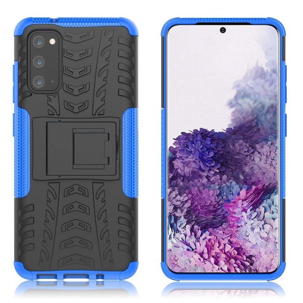 Generic Offroad Cover - Samsung Galaxy S20 Blå Blue