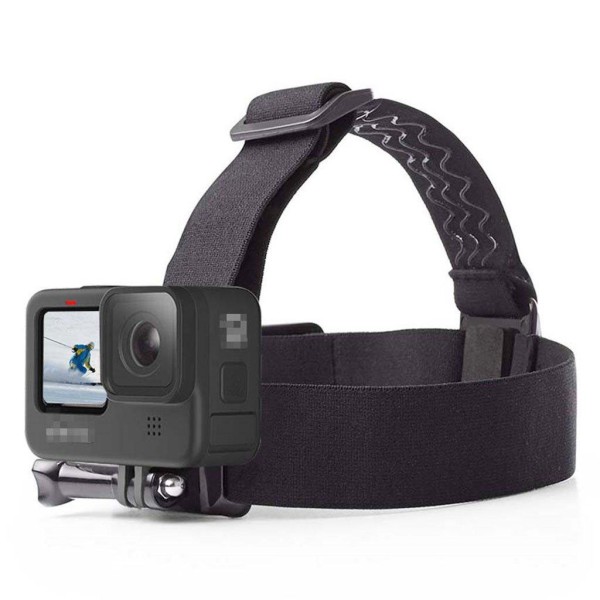 Generic Gopro Hero 9 Justerbar Nylon Camera Headband Black