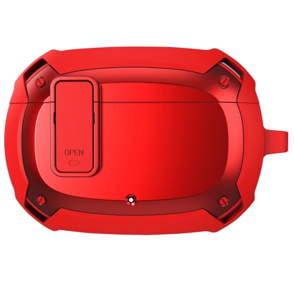 Generic Snap-on Lid Design Case For Beats Studio Buds - Red