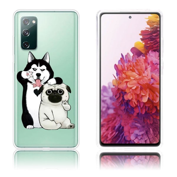 Generic Deco Samsung Galaxy S20 Fe 5g / Etui - Herlig Hund White
