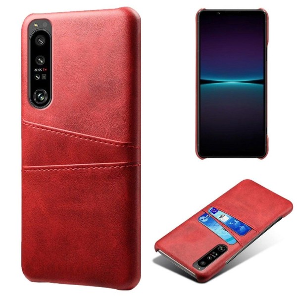 Generic Dual Card Case - Sony Xperia 1 Iv Red