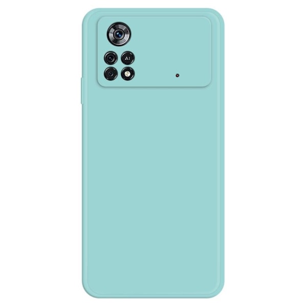 Generic Beveled Anti-drop Rubberized Cover For Xiaomi Poco X4 Pro 5g - C Green