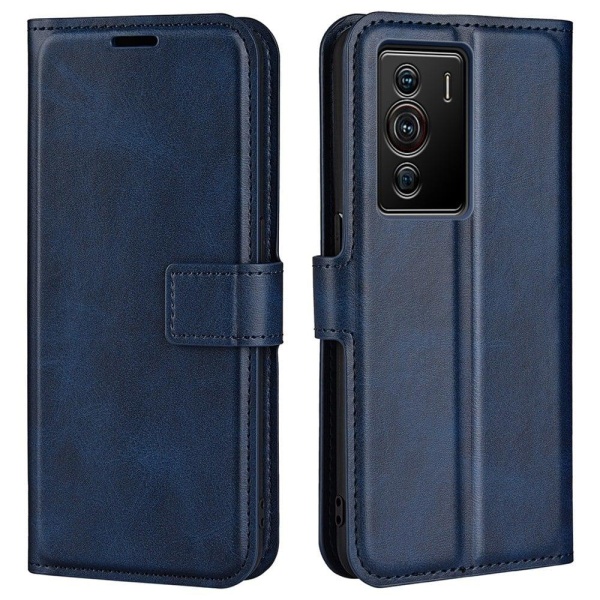 Generic Wallet-style Leather Case For Zte Nubia Z40 Pro - Blue