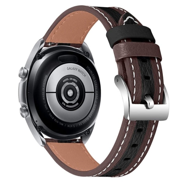 Generic Withings Steel Hr (40mm) Splicing Design Cowhide Leather Watch S Brown