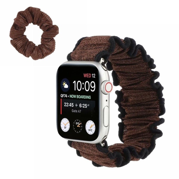 Generic Apple Watch Series 6 / 5 40mm Hair Band Themed - Brow Brown