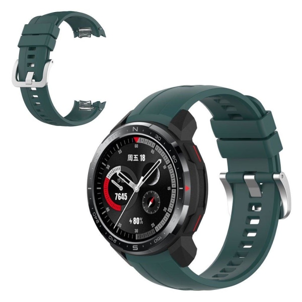 Generic Honor Watch Gs Pro Silicone Band - Dark Green
