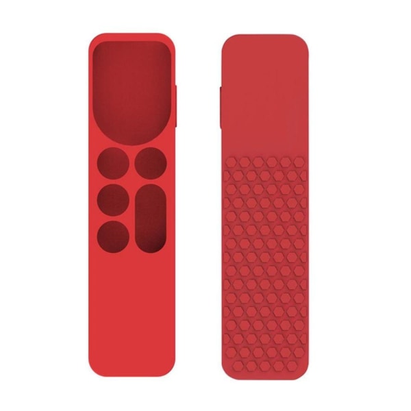 Generic Apple Tv 4k (2021) Silicone Cover - Red
