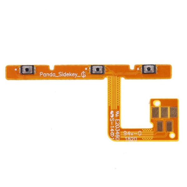 Generic Nokia 5.1 Plus Oem Power On / Off And Volume Buttons Flex Cable Black